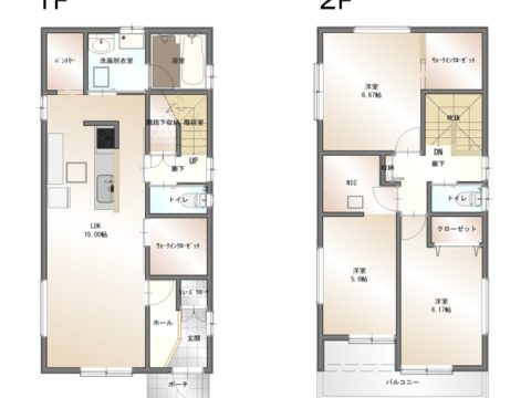 1階のファミリークローゼットが良いですね
