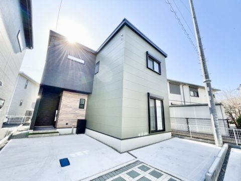 スタイリッシュな外観に仕上がりました