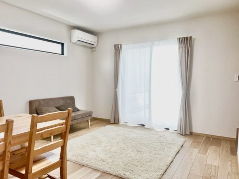 とても明るいリビングです